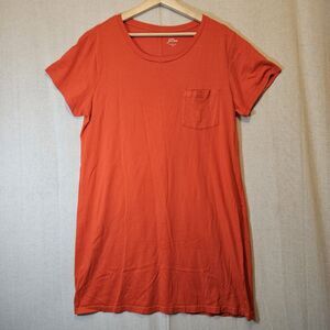 J. Crew Factory Orange Mini Dress